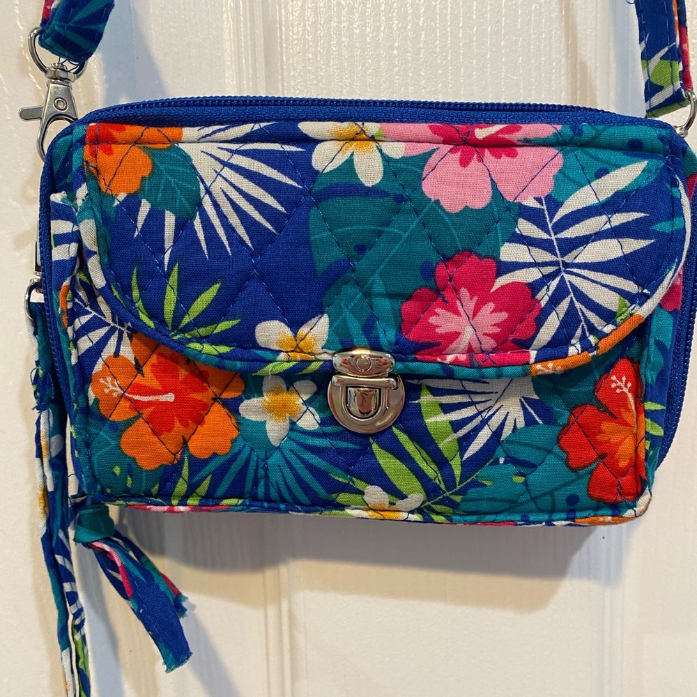 Tropical Crossbody Wallet